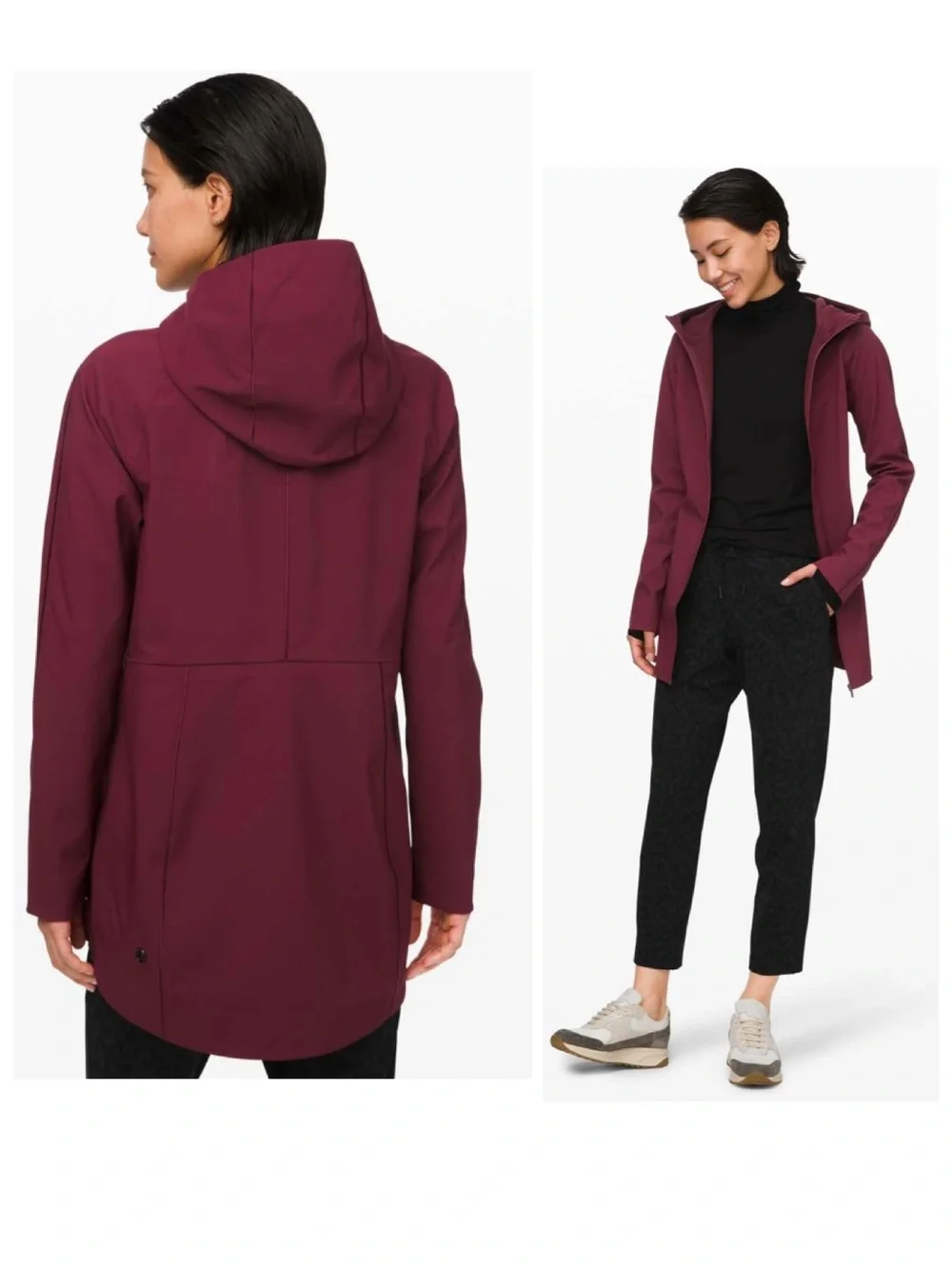 Lululemon Glyde Along Sottshell Deep Ruby Size 6